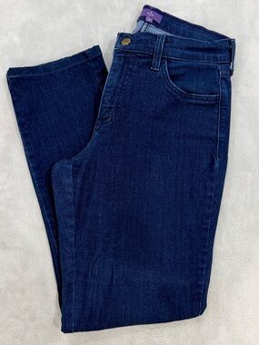 NYDJ Straight Leg Dark Wash Jeans 4